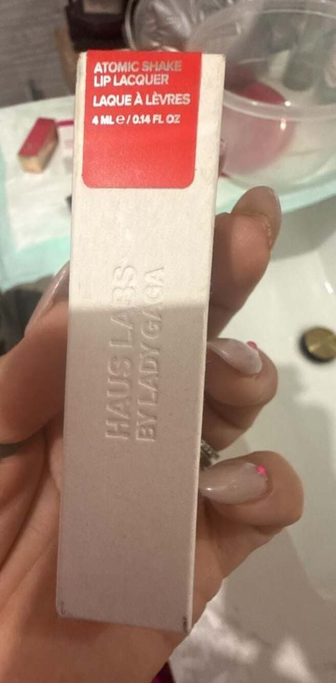 Haus Labs by Lady Gaga Atomic Shake Lip Lacquer - Red Coral Shine
